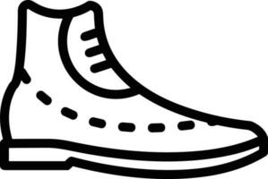 Boots symbol icon vector image. Illustration of the boot footwear shoe design image. EPS 10