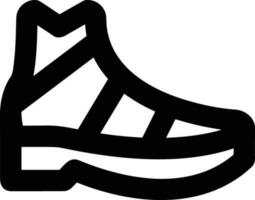 Boots symbol icon vector image. Illustration of the boot footwear shoe design image. EPS 10