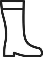 Boots symbol icon vector image. Illustration of the boot footwear shoe design image. EPS 10