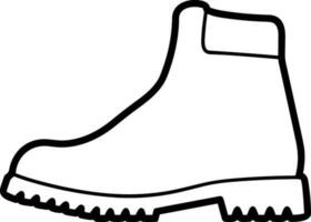 Boots symbol icon vector image. Illustration of the boot footwear shoe design image. EPS 10