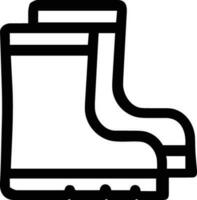 Boots symbol icon vector image. Illustration of the boot footwear shoe design image. EPS 10