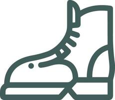 Boots symbol icon vector image. Illustration of the boot footwear shoe design image. EPS 10