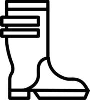 Boots symbol icon vector image. Illustration of the boot footwear shoe design image. EPS 10