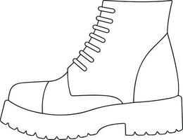 Boots symbol icon vector image. Illustration of the boot footwear shoe design image. EPS 10