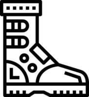 Boots symbol icon vector image. Illustration of the boot footwear shoe design image. EPS 10