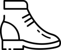 Boots symbol icon vector image. Illustration of the boot footwear shoe design image. EPS 10