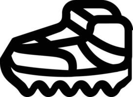 Boots symbol icon vector image. Illustration of the boot footwear shoe design image. EPS 10