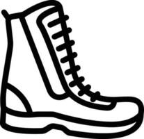 Boots symbol icon vector image. Illustration of the boot footwear shoe design image. EPS 10