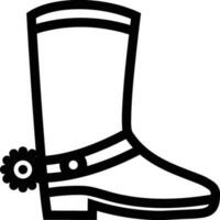 Boots symbol icon vector image. Illustration of the boot footwear shoe design image. EPS 10