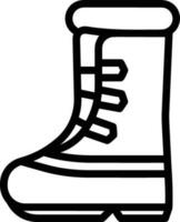 Boots symbol icon vector image. Illustration of the boot footwear shoe design image. EPS 10