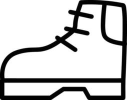 Boots symbol icon vector image. Illustration of the boot footwear shoe design image. EPS 10