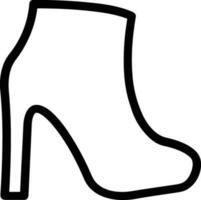 Boots symbol icon vector image. Illustration of the boot footwear shoe design image. EPS 10