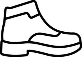 Boots symbol icon vector image. Illustration of the boot footwear shoe design image. EPS 10