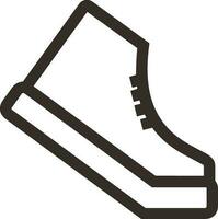 Boots symbol icon vector image. Illustration of the boot footwear shoe design image. EPS 10