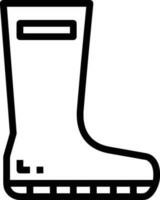 Boots symbol icon vector image. Illustration of the boot footwear shoe design image. EPS 10