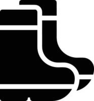 Boots symbol icon vector image. Illustration of the boot footwear shoe design image. EPS 10