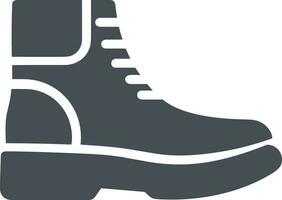 Boots symbol icon vector image. Illustration of the boot footwear shoe design image. EPS 10