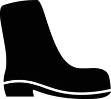 Boots symbol icon vector image. Illustration of the boot footwear shoe design image. EPS 10