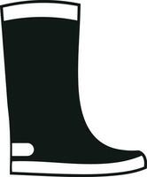 Boots symbol icon vector image. Illustration of the boot footwear shoe design image. EPS 10