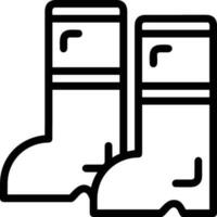 Boots symbol icon vector image. Illustration of the boot footwear shoe design image. EPS 10