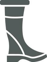 Boots symbol icon vector image. Illustration of the boot footwear shoe design image. EPS 10