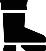 Boots symbol icon vector image. Illustration of the boot footwear shoe design image. EPS 10