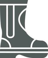 Boots symbol icon vector image. Illustration of the boot footwear shoe design image. EPS 10