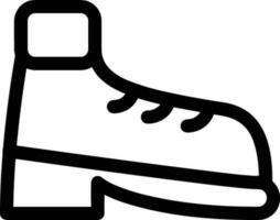 Boots symbol icon vector image. Illustration of the boot footwear shoe design image. EPS 10