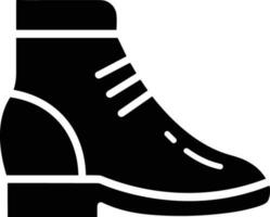 Boots symbol icon vector image. Illustration of the boot footwear shoe design image. EPS 10