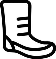 Boots symbol icon vector image. Illustration of the boot footwear shoe design image. EPS 10