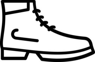 Boots symbol icon vector image. Illustration of the boot footwear shoe design image. EPS 10