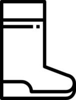 Boots symbol icon vector image. Illustration of the boot footwear shoe design image. EPS 10