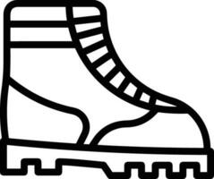 Boots symbol icon vector image. Illustration of the boot footwear shoe design image. EPS 10