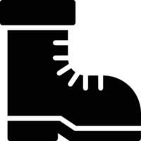 Boots symbol icon vector image. Illustration of the boot footwear shoe design image. EPS 10