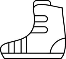 Boots symbol icon vector image. Illustration of the boot footwear shoe design image. EPS 10