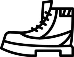 Boots symbol icon vector image. Illustration of the boot footwear shoe design image. EPS 10