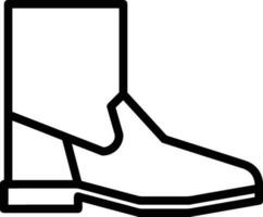 Boots symbol icon vector image. Illustration of the boot footwear shoe design image. EPS 10