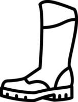 Boots symbol icon vector image. Illustration of the boot footwear shoe design image. EPS 10