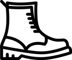 Boots symbol icon vector image. Illustration of the boot footwear shoe design image. EPS 10