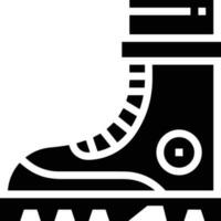 Boots symbol icon vector image. Illustration of the boot footwear shoe design image. EPS 10