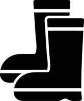 Boots symbol icon vector image. Illustration of the boot footwear shoe design image. EPS 10