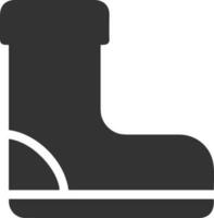 Boots symbol icon vector image. Illustration of the boot footwear shoe design image. EPS 10