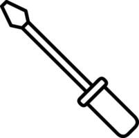 Screwdriver repair icon symbol vector image. Illustration of the fix toolkit design image. EPS 10