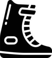 Boots symbol icon vector image. Illustration of the boot footwear shoe design image. EPS 10