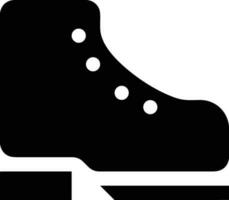 Boots symbol icon vector image. Illustration of the boot footwear shoe design image. EPS 10