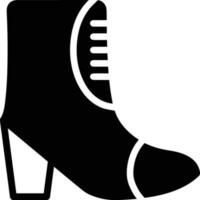 Boots symbol icon vector image. Illustration of the boot footwear shoe design image. EPS 10