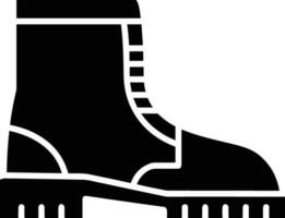 Boots symbol icon vector image. Illustration of the boot footwear shoe design image. EPS 10