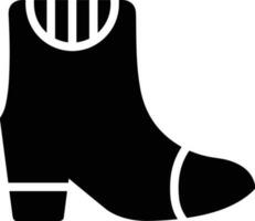 Boots symbol icon vector image. Illustration of the boot footwear shoe design image. EPS 10