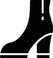 Boots symbol icon vector image. Illustration of the boot footwear shoe design image. EPS 10