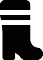 Boots symbol icon vector image. Illustration of the boot footwear shoe design image. EPS 10